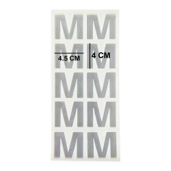 Epoksi Çoklu Silikon Kalıp M Harfi Anahtarlık Reçine Seri Döküm Kalıbı 4 CM 10 Lu Epoksi Çoklu Silikon Kalıp M Harfi Anahtarlık Reçine Seri Döküm Kalıbı 4 CM 10 Lu