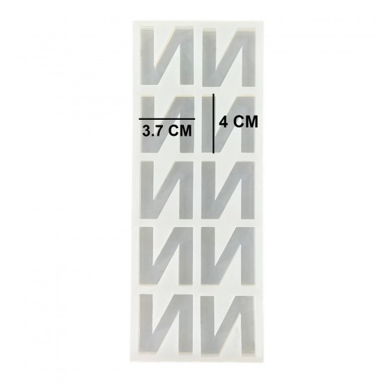 Epoksi Çoklu Silikon Kalıp N Harfi Anahtarlık Reçine Seri Döküm Kalıbı 4 CM 10 Lu Epoksi Çoklu Silikon Kalıp N Harfi Anahtarlık Reçine Seri Döküm Kalıbı 4 CM 10 Lu