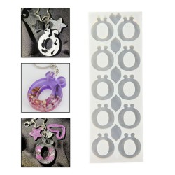 Epoksi Çoklu Silikon Kalıp Ö Harfi Anahtarlık Reçine Seri Döküm Kalıbı 4 CM 10 Lu Epoksi Çoklu Silikon Kalıp Ö Harfi Anahtarlık Reçine Seri Döküm Kalıbı 4 CM 10 Lu