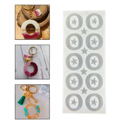 Epoksi Çoklu Silikon Kalıp O Harfi Anahtarlık Reçine Seri Döküm Kalıbı 4 CM 10 Lu Epoksi Çoklu Silikon Kalıp O Harfi Anahtarlık Reçine Seri Döküm Kalıbı 4 CM 10 Lu