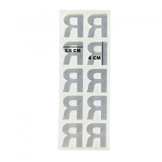 Epoksi Çoklu Silikon Kalıp R Harfi Anahtarlık Reçine Seri Döküm Kalıbı 4 CM 10 Lu Epoksi Çoklu Silikon Kalıp R Harfi Anahtarlık Reçine Seri Döküm Kalıbı 4 CM 10 Lu