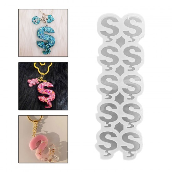 Epoksi Çoklu Silikon Kalıp Ş Harfi (Düz) Anahtarlık Reçine Seri Döküm Kalıbı 4.5 CM 10 Lu Epoksi Çoklu Silikon Kalıp Ş Harfi (Düz) Anahtarlık Reçine Seri Döküm Kalıbı 4.5 CM 10 Lu