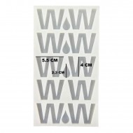 Epoksi Çoklu Silikon Kalıp W Harfi Anahtarlık Reçine Seri Döküm Kalıbı 4 CM 10 Lu Epoksi Çoklu Silikon Kalıp W Harfi Anahtarlık Reçine Seri Döküm Kalıbı 4 CM 10 Lu
