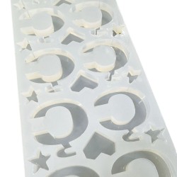 Epoksi Çoklu Silikon Kalıp Ç Harfi Anahtarlık Reçine Seri Döküm Kalıbı 4 CM 10 Lu Epoksi Çoklu Silikon Kalıp Ç Harfi Anahtarlık Reçine Seri Döküm Kalıbı 4 CM 10 Lu