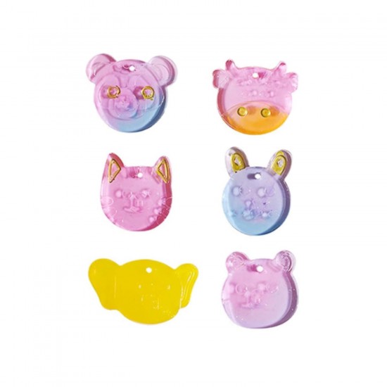 Epoksi Delikli Sevimli Hayvan Figürleri Kolye Ve Küpe Kalıbı 6 Lı Epoksi Delikli Sevimli Hayvan Figürleri Kolye Ve Küpe Kalıbı 6 Lı