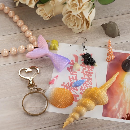 Epoksi Deniz Tema Figürleri (Deniz Atı, Deniz Kızı Kuyruğu, Deniz Yıldızı) Kolye Kalıbı