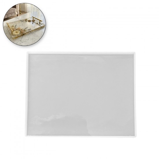 Epoksi Dikdörtgen Söz ve Nişan Tepsisi Kalıbı 25x30 CM Epoksi Dikdörtgen Söz ve Nişan Tepsisi Kalıbı 25x30 CM