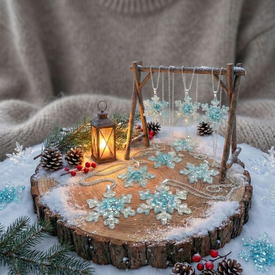 Epoksi Kış Temalı Kartanesi Anahtarlık ve Kolye Kalıbı 10 Lu Epoksi Kış Temalı Kartanesi Anahtarlık ve Kolye Kalıbı 10 Lu