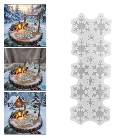 Epoksi Kış Temalı Kartanesi Anahtarlık ve Kolye Kalıbı 10 Lu Epoksi Kış Temalı Kartanesi Anahtarlık ve Kolye Kalıbı 10 Lu