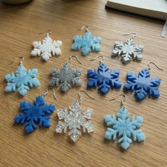 Epoksi Kış Temalı Kartanesi Kalıbı 10 Lu Epoksi Kış Temalı Kartanesi Kalıbı 10 Lu