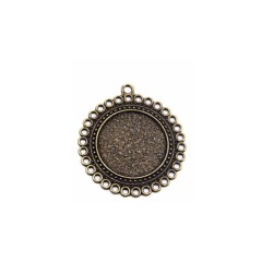 Epoksi Kolye Ucu  Yuvarlak Daireli  Antik Sarı Renk   5,2 Cm  (5 ADET) Epoksi Kolye Ucu  Yuvarlak Daireli  Antik Sarı Renk   5,2 Cm  (5 ADET)