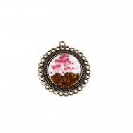 Epoksi Kolye Ucu Yuvarlak Daireli Antik Sarı Renk 5,2 Cm (5 ADET) Epoksi Kolye Ucu Yuvarlak Daireli Antik Sarı Renk 5,2 Cm (5 ADET)