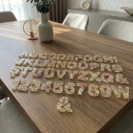 Epoksi Küçük Türkçe Harfler ve Rakamlar Kalıbı 3 CM