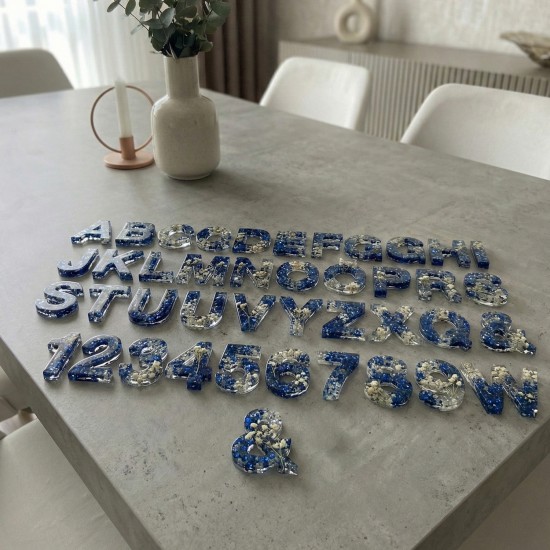 Epoksi Küçük Türkçe Harfler ve Rakamlar Kalıbı 3 CM Epoksi Küçük Türkçe Harfler ve Rakamlar Kalıbı 3 CM