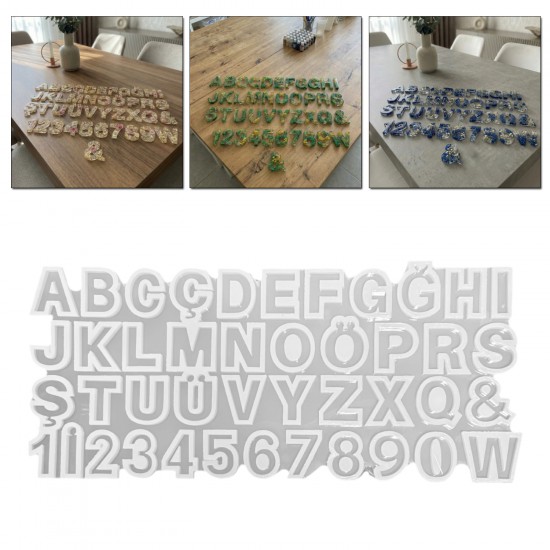 Epoksi Küçük Türkçe Harfler ve Rakamlar Kalıbı 3 CM Epoksi Küçük Türkçe Harfler ve Rakamlar Kalıbı 3 CM