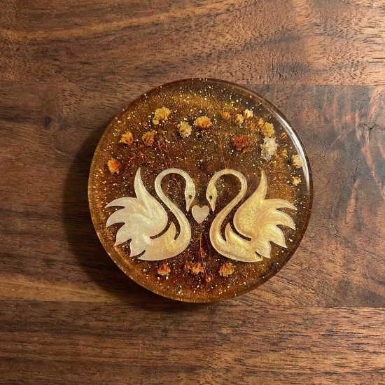 Epoksi Kuğu Desenli Magnet Kalıbı 7 CM Epoksi Kuğu Desenli Magnet Kalıbı 7 CM