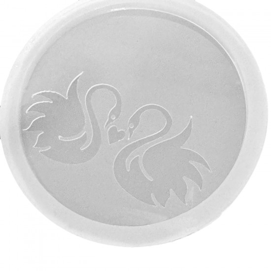 Epoksi Kuğu Desenli Magnet Kalıbı 7 CM Epoksi Kuğu Desenli Magnet Kalıbı 7 CM