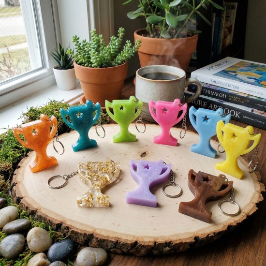 Epoksi Kupa Model Anahtarlık ve Kolye Kalıbı 10 Lu Epoksi Kupa Model Anahtarlık ve Kolye Kalıbı 10 Lu