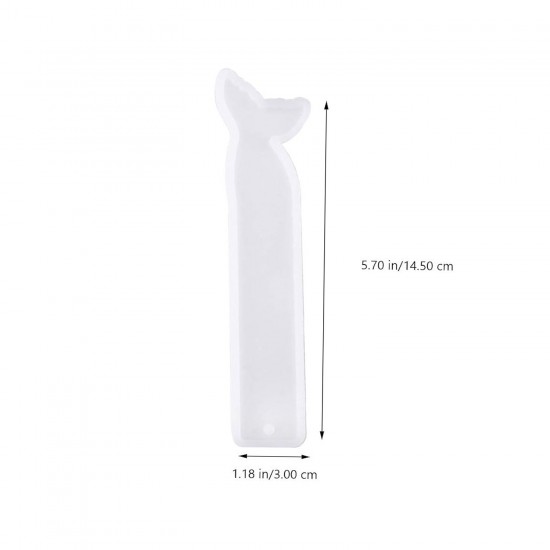 Epoksi Kuyruk Şeklinde Kitap Ayracı Silikon Kalıbı 14.5 CM Epoksi Kuyruk Şeklinde Kitap Ayracı Silikon Kalıbı 14.5 CM