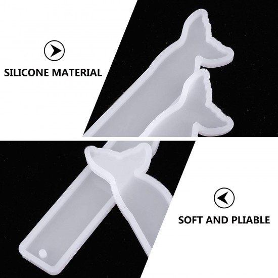 Epoksi Kuyruk Şeklinde Kitap Ayracı Silikon Kalıbı 14.5 CM Epoksi Kuyruk Şeklinde Kitap Ayracı Silikon Kalıbı 14.5 CM