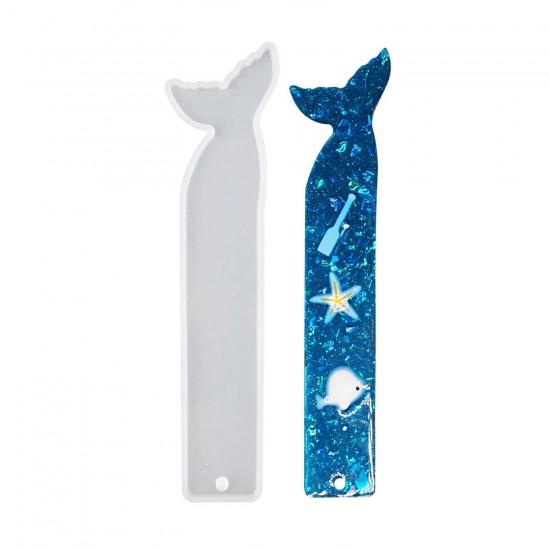 Epoksi Kuyruk Şeklinde Kitap Ayracı Silikon Kalıbı 14.5 CM Epoksi Kuyruk Şeklinde Kitap Ayracı Silikon Kalıbı 14.5 CM