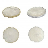 Epoksi Magnet  Yanı Gold Gümüş Varaklı 7 CM  (10  Adet) Epoksi Magnet  Yanı Gold Gümüş Varaklı 7 CM  (10  Adet)