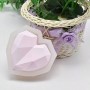 Epoksi, Mum, Taş Tozu 3D Geometrik Kalp Silikon Kalıbı 8.7 CM Epoksi, Mum, Taş Tozu 3D Geometrik Kalp Silikon Kalıbı 8.7 CM