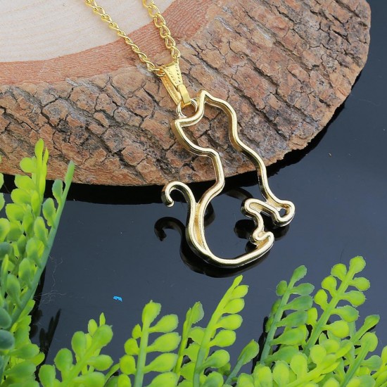 Epoksi Oturan Kedi Model Metal Kolye Takı Ucu (5 Adet) Epoksi Oturan Kedi Model Metal Kolye Takı Ucu (5 Adet)