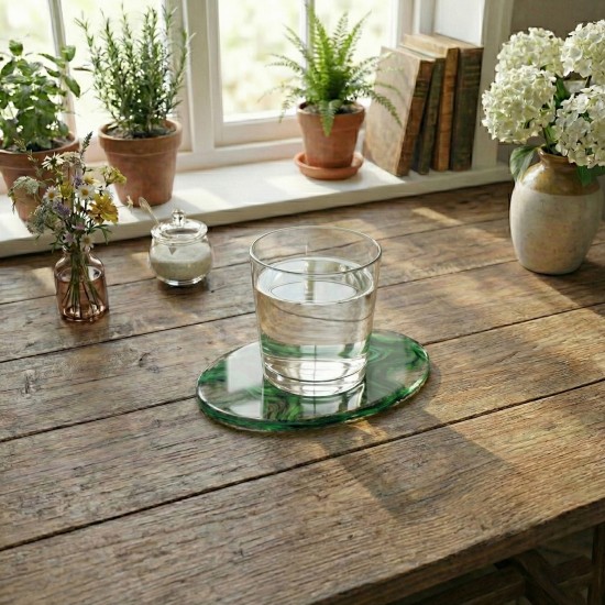 Epoksi Oval Bardak Altlığı Kalıbı 13x9 CM Epoksi Oval Bardak Altlığı Kalıbı 13x9 CM