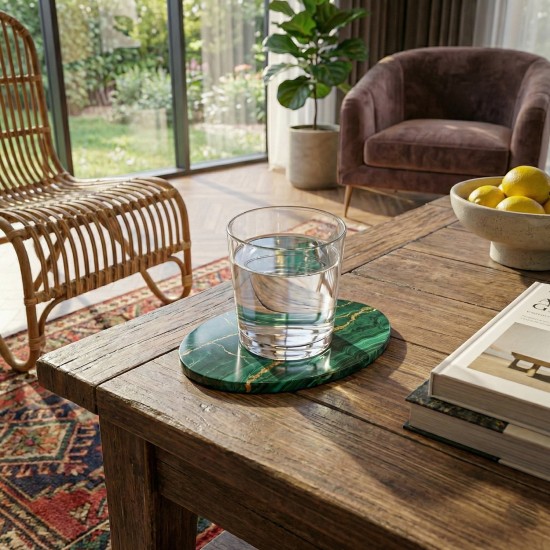 Epoksi Oval Bardak Altlığı Kalıbı 13x9 CM Epoksi Oval Bardak Altlığı Kalıbı 13x9 CM