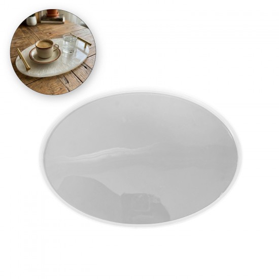 Epoksi Oval Söz ve Nişan Tepsisi Kalıbı 27x20 CM Epoksi Oval Söz ve Nişan Tepsisi Kalıbı 27x20 CM