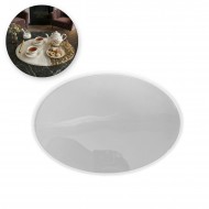 Epoksi Oval Söz ve Nişan Tepsisi Kalıbı 35x23 CM