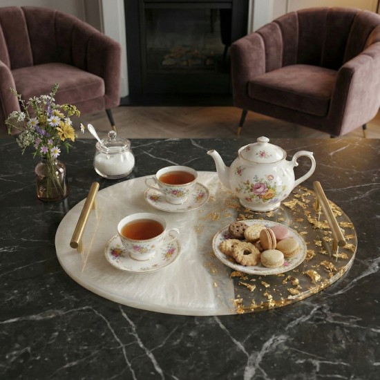 Epoksi Oval Söz ve Nişan Tepsisi Kalıbı 35x23 CM Epoksi Oval Söz ve Nişan Tepsisi Kalıbı 35x23 CM