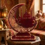 Epoksi Ramazan Temalı Ayaklı Ay Hilal ve Cami Figürlü Dekor Kalıbı Epoksi Ramazan Temalı Ayaklı Ay Hilal ve Cami Figürlü Dekor Kalıbı