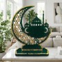 Epoksi Ramazan Temalı Ayaklı Ay Hilal ve Cami Figürlü Dekor Kalıbı Epoksi Ramazan Temalı Ayaklı Ay Hilal ve Cami Figürlü Dekor Kalıbı