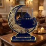 Epoksi Ramazan Temalı Ayaklı Ay Hilal ve Cami Figürlü Dekor Kalıbı Epoksi Ramazan Temalı Ayaklı Ay Hilal ve Cami Figürlü Dekor Kalıbı