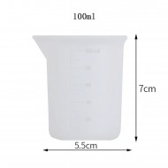 Epoksi Reçine Silikon Beaker Döküm Karıştırma Kabı Uçlu 100 ML Epoksi Reçine Silikon Beaker Döküm Karıştırma Kabı Uçlu 100 ML