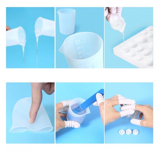 Epoksi Reçine Silikon Beaker Döküm Karıştırma Kabı Uçlu 250 ML Epoksi Reçine Silikon Beaker Döküm Karıştırma Kabı Uçlu 250 ML