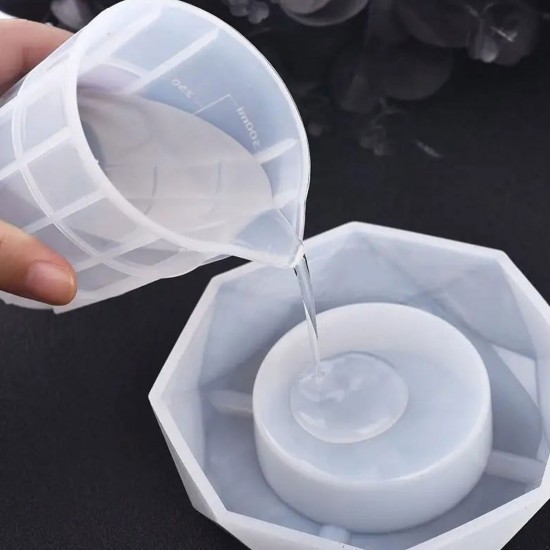 Epoksi Reçine Silikon Beaker Döküm Karıştırma Kabı Uçlu 300 ML Epoksi Reçine Silikon Beaker Döküm Karıştırma Kabı Uçlu 300 ML