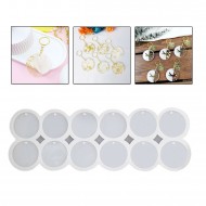 Epoksi Reçine Silikon Kalıp Çoklu Yuvarlak Delikli Anahtarlık Kalıbı 4.5 CM 12 Li Epoksi Reçine Silikon Kalıp Çoklu Yuvarlak Delikli Anahtarlık Kalıbı 4.5 CM 12 Li