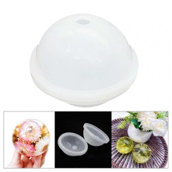 Epoksi Reçine Silikon Kalıp Küre Kalıbı Beton Taş Tozu Yuvarlak Küre Kalıbı 4 CM Epoksi Reçine Silikon Kalıp Küre Kalıbı Beton Taş Tozu Yuvarlak Küre Kalıbı 4 CM