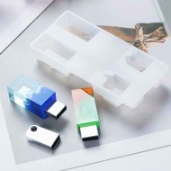 Epoksi Reçine Silikon Usb  Kalıbı 4 lü Model  Epoksi Reçine Silikon Usb  Kalıbı 4 lü Model