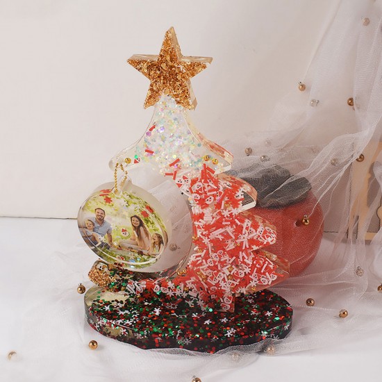 Epoksi Reçine Silikon Yılbaşı Noel Çam Ağacı Fotoğraf Çerçevesi Dekoratif Resimlik Kalıbı Epoksi Reçine Silikon Yılbaşı Noel Çam Ağacı Fotoğraf Çerçevesi Dekoratif Resimlik Kalıbı