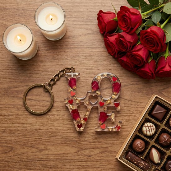 Epoksi Sevgililer Gününe Özel Love Yazılı Anahtarlık Kalıbı 6 Lı Epoksi Sevgililer Gününe Özel Love Yazılı Anahtarlık Kalıbı 6 Lı