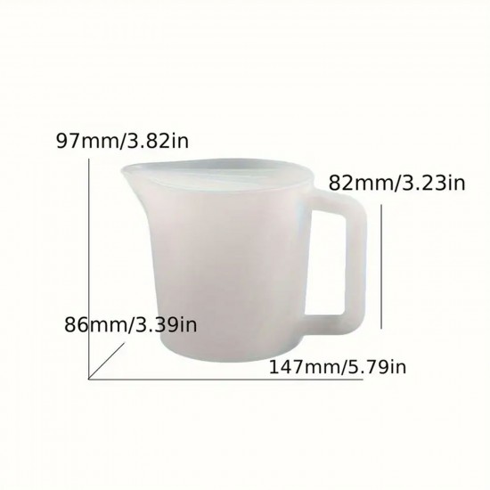 Epoksi Silikon 5 Bölmeli Kulplu Boya Karıştırma Ve Döküm Kabı 500 ML Epoksi Silikon 5 Bölmeli Kulplu Boya Karıştırma Ve Döküm Kabı 500 ML