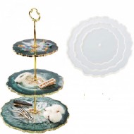 Epoksi Silikon Cupcake Standı Kalıp Yuvarlak 3 Lü Kek Standı Epoksi Silikon Cupcake Standı Kalıp Yuvarlak 3 Lü Kek Standı