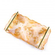 Epoksi Silikon Dalgalı Tepsi  Kalıbı Dikdörtgen 21.7X35.7 CM Epoksi Silikon Dalgalı Tepsi  Kalıbı Dikdörtgen 21.7X35.7 CM