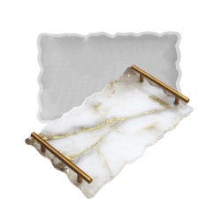 Epoksi Silikon Dalgalı Tepsi  Kalıbı YERLİ ÜRETİM Dikdörtgen 39.5x24.1 CM Epoksi Silikon Dalgalı Tepsi  Kalıbı YERLİ ÜRETİM Dikdörtgen 39.5x24.1 CM
