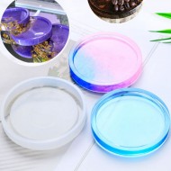 Epoksi Silikon Kalıp Bardak Altlığı Yuvarlak 8  CM  Epoksi Silikon Kalıp Bardak Altlığı Yuvarlak 8  CM