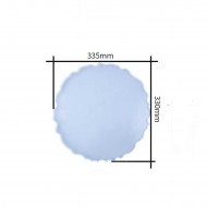 Epoksi Silikon Kalıp  YERLİ ÜRETİM Büyük Tepsi Kenarı Dalgali Model 33.5 CM  Epoksi Silikon Kalıp  YERLİ ÜRETİM Büyük Tepsi Kenarı Dalgali Model 33.5 CM